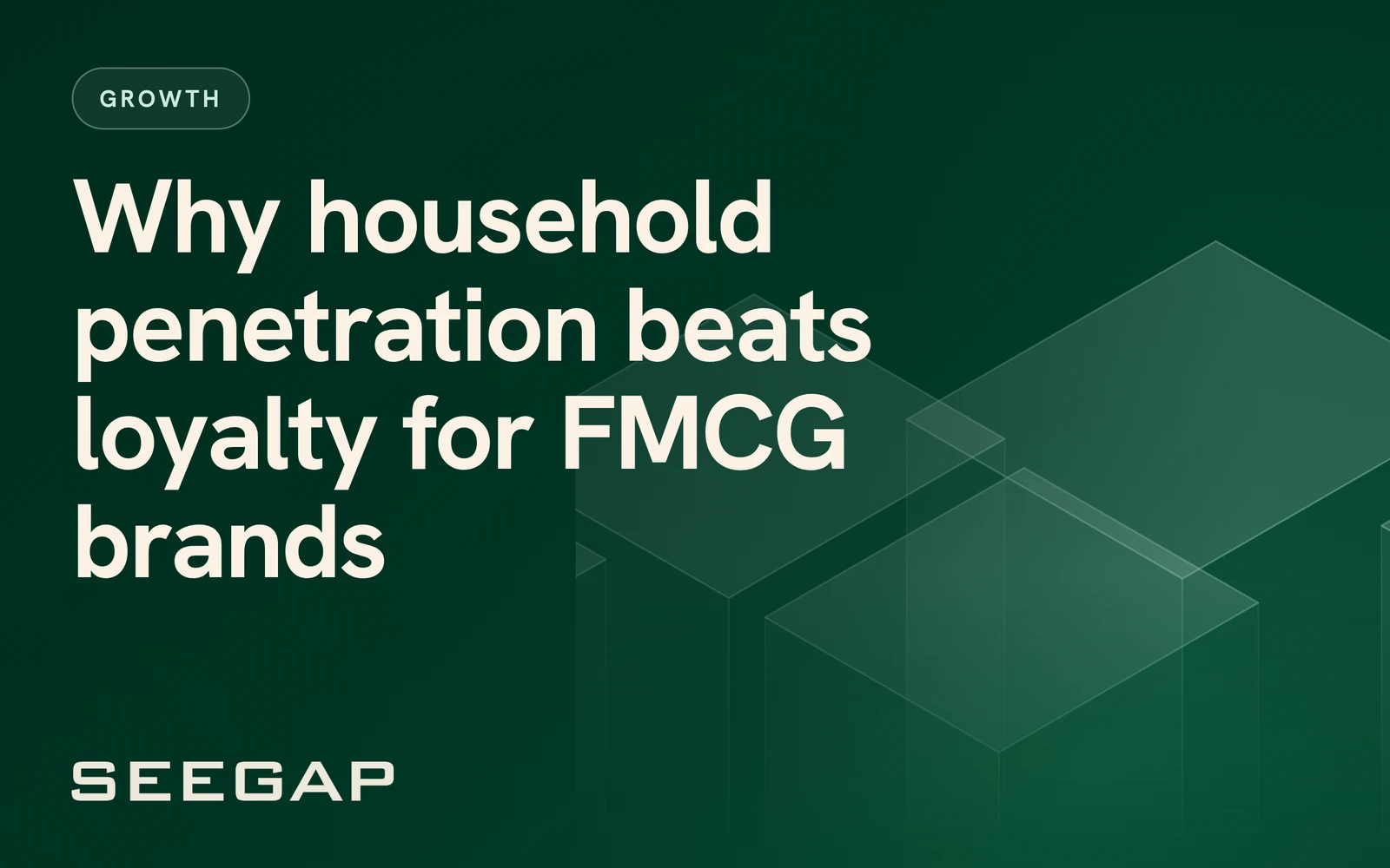 Why household penetration beats loyalty for FMCG brands