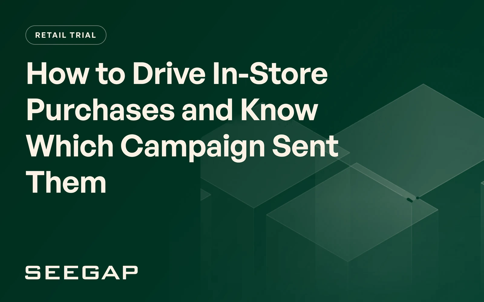 How to Drive In-Store Purchases and Know Which Campaign Sent Them