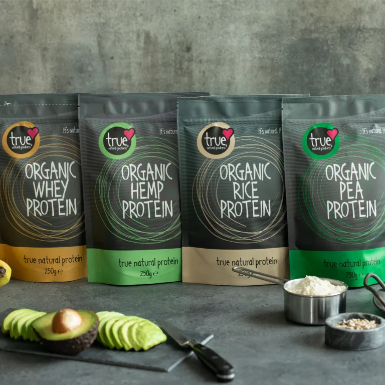 The True Natural Goodness organic protein range